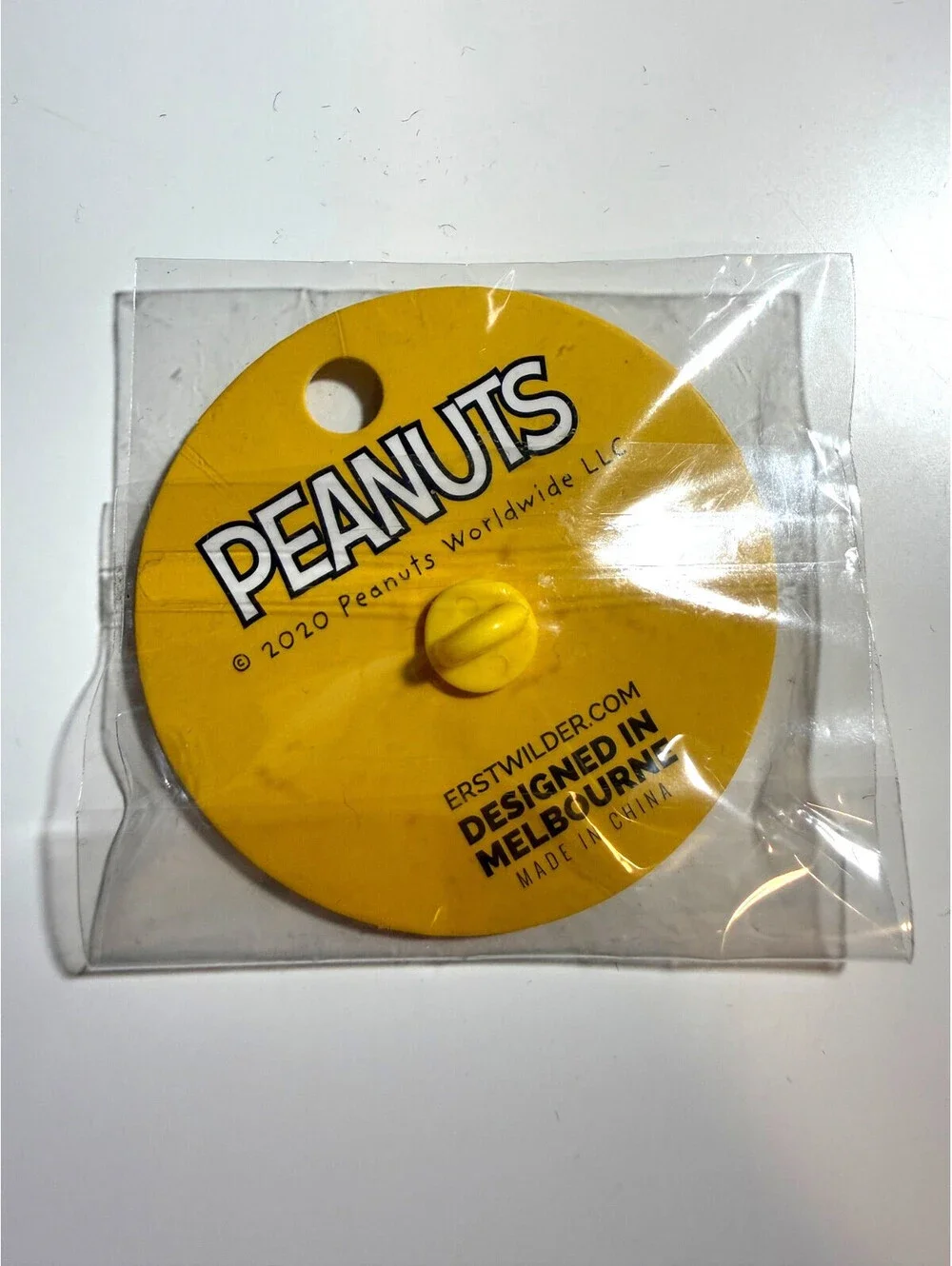 Snoopy Brooch Enamel Lapel Pin - Erstwilder x Peanuts 2020 Cartoon Licensed BNIB